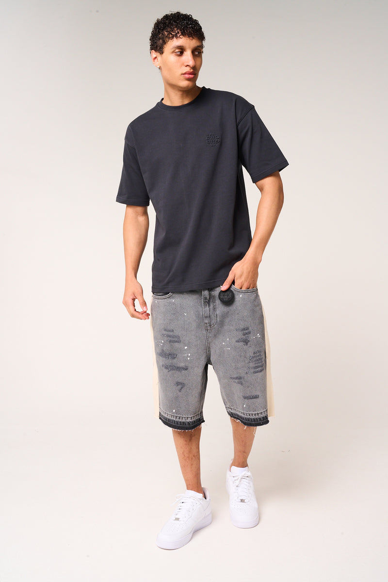 Karim Emblem Logo T Shirt Black