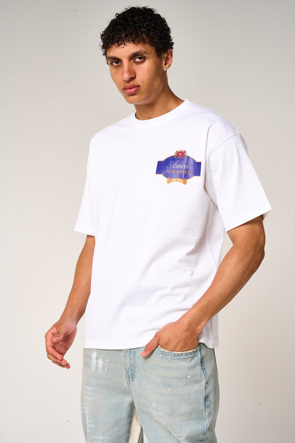 Beppe Graphic T shirt White