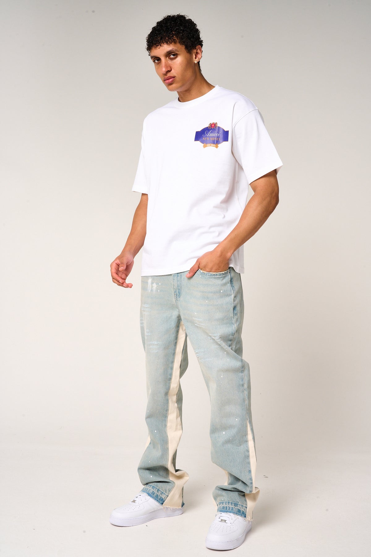 Beppe Graphic T shirt White