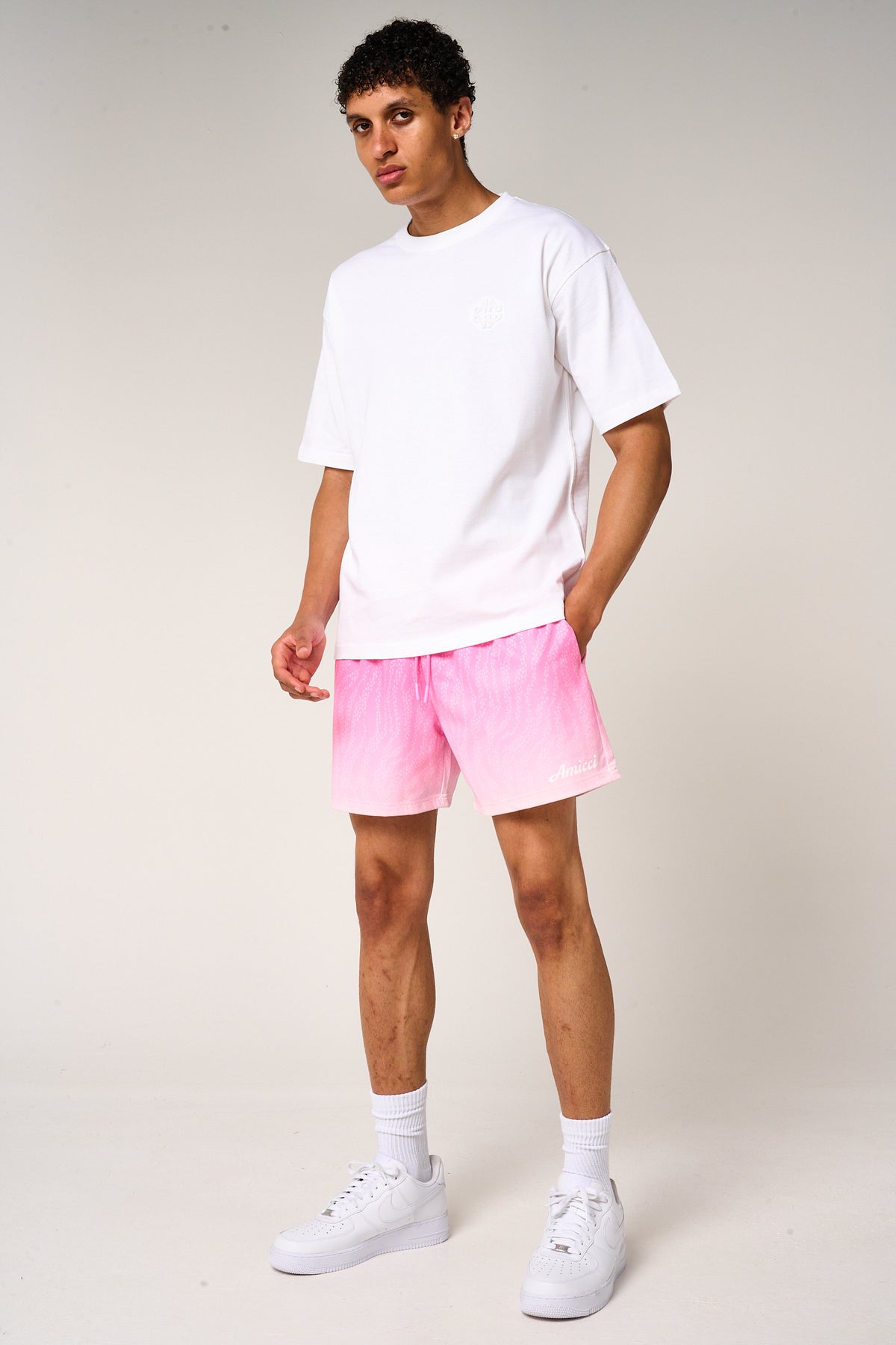 Luciano Mesh Swimshort Pink