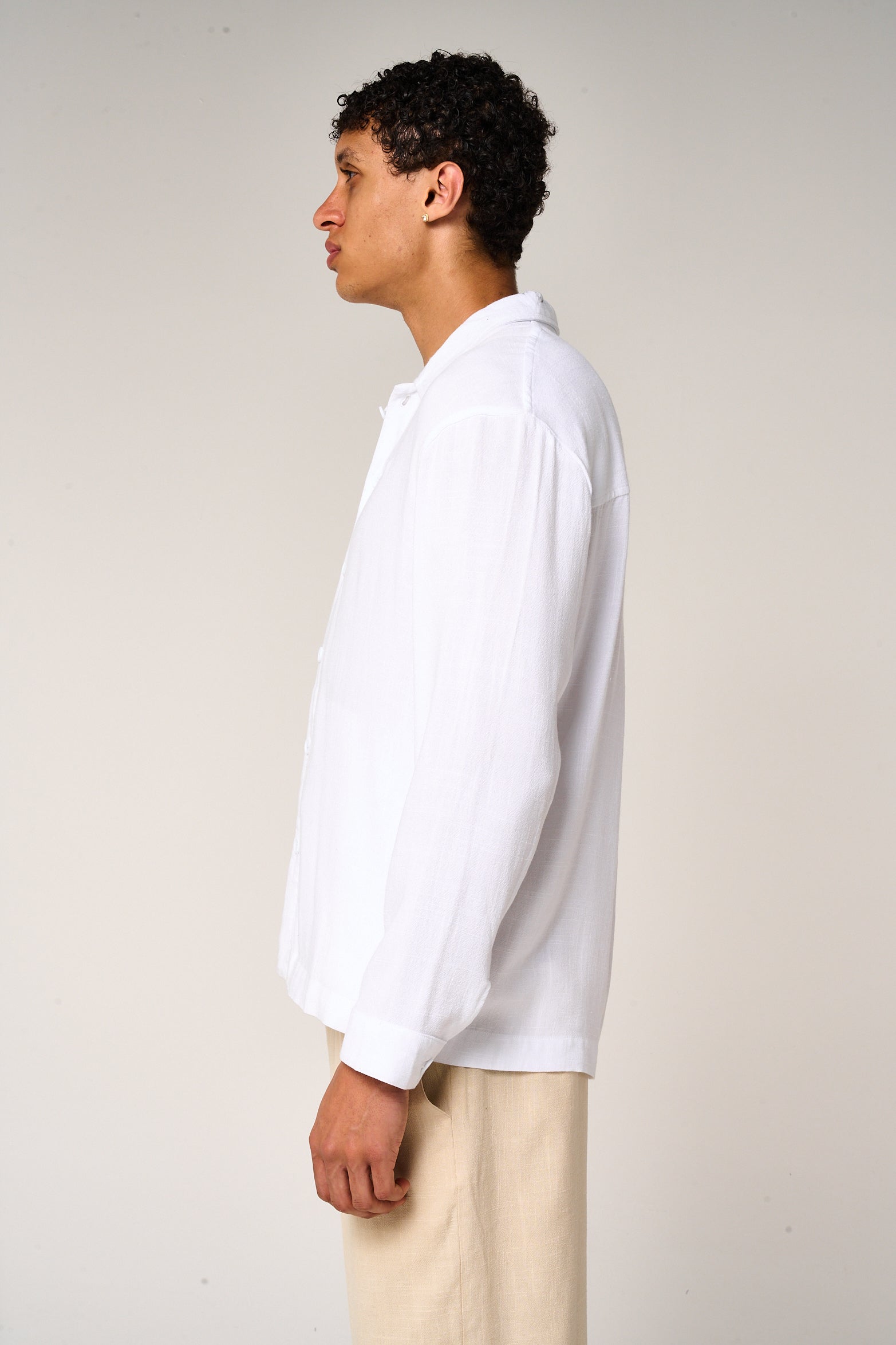Vesper Linen Shirt White