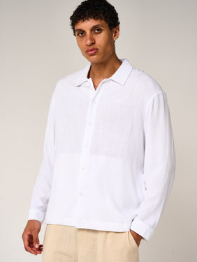 Vesper Linen Shirt White