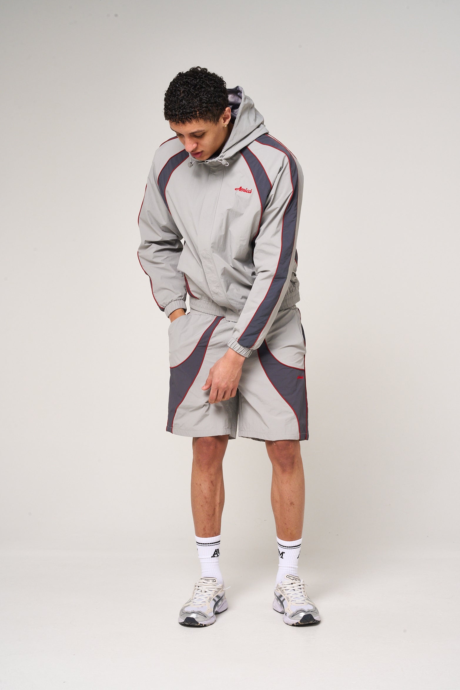 Placido Grey Shell Shorts