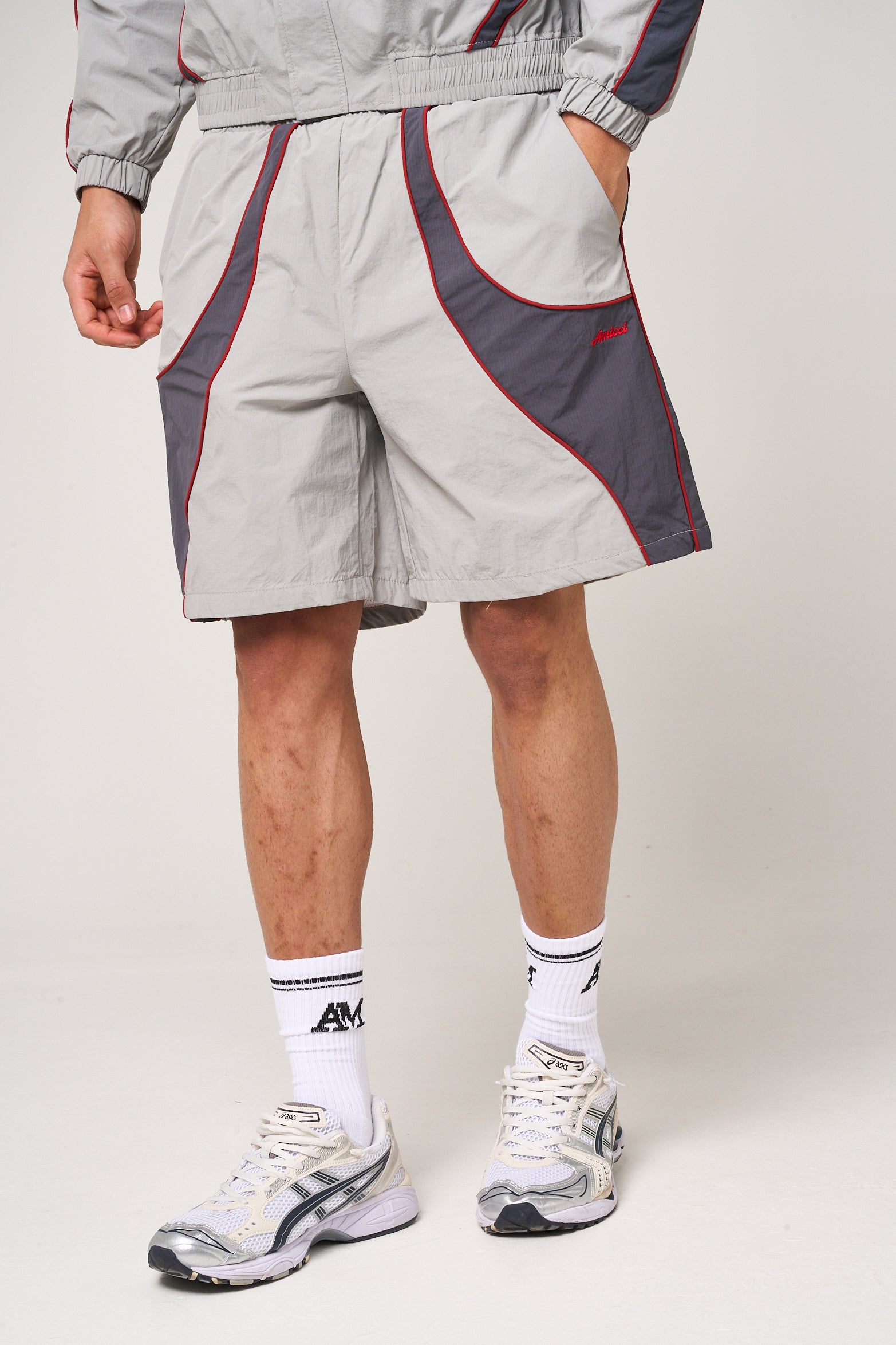 Placido Grey Shell Shorts