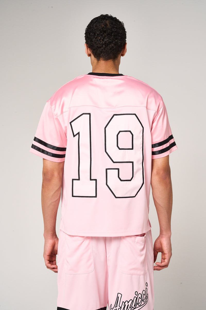 Bulevar Mesh Jersey Pink