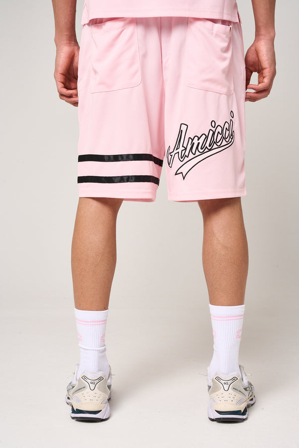 Bulevar Mesh Shorts Pink