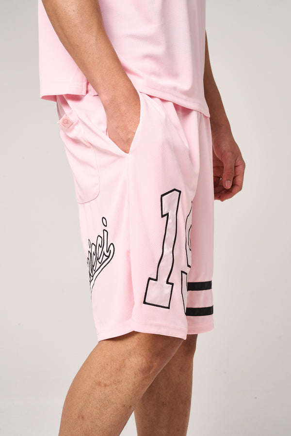 Bulevar Mesh Shorts Pink