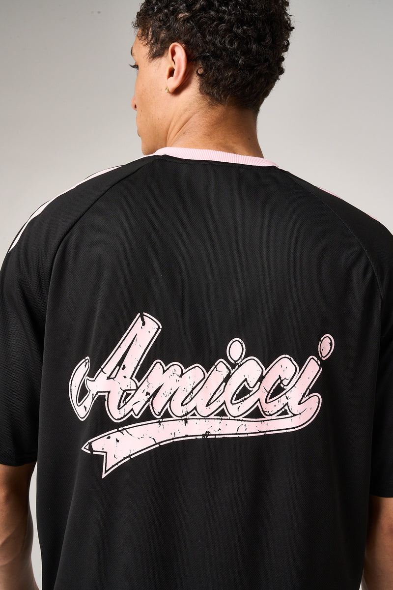 Miguel Football Jersey Black