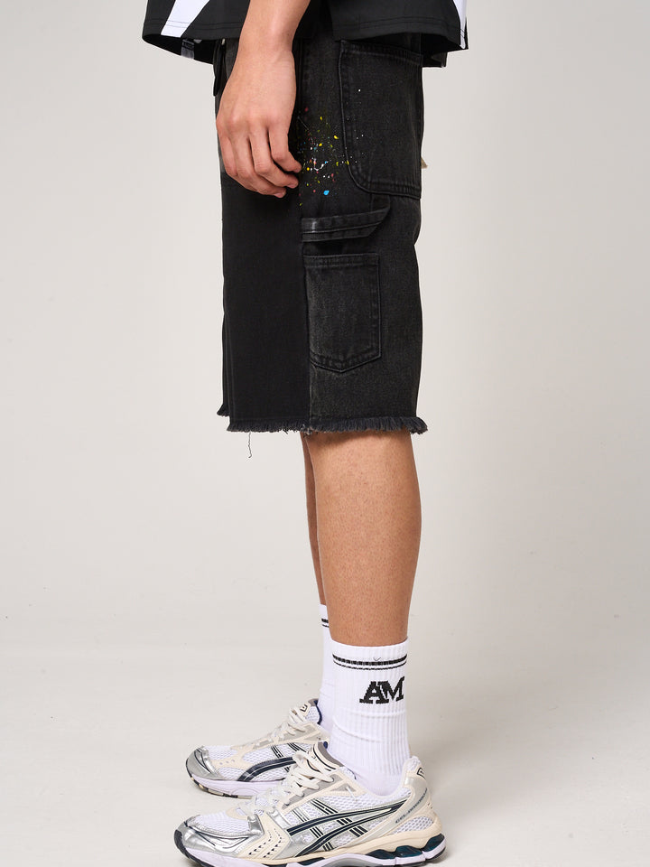 Allende Carpenter Denim Short Black