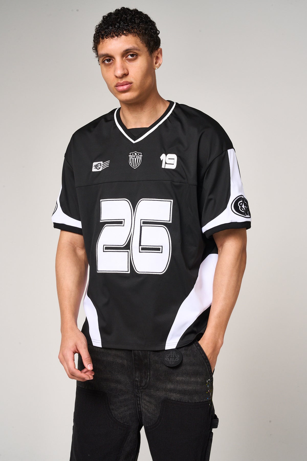 Paseo Football Jersey Black