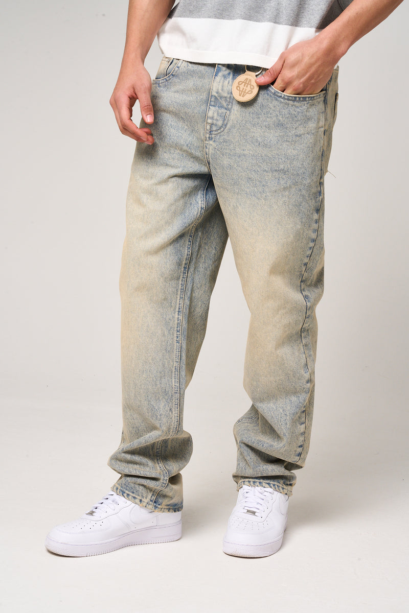 Lennox Tinted Blue Straight Jean