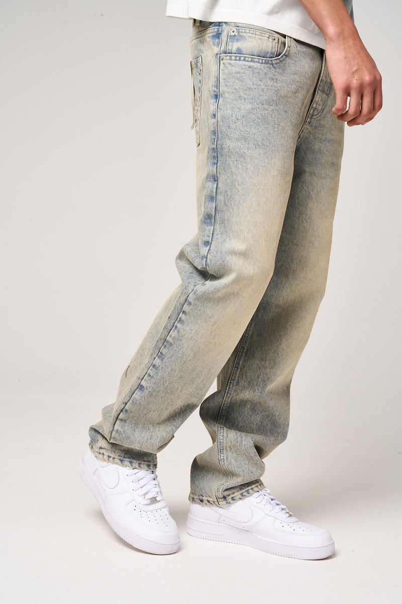 Lennox Tinted Blue Straight Jean