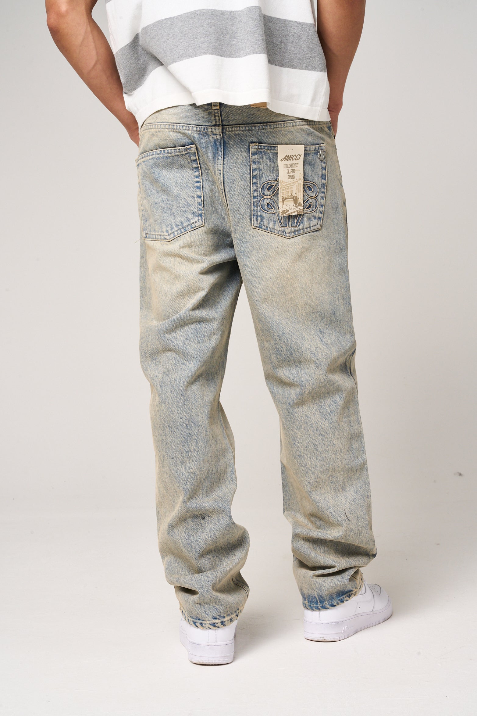 Lennox Tinted Blue Straight Jean