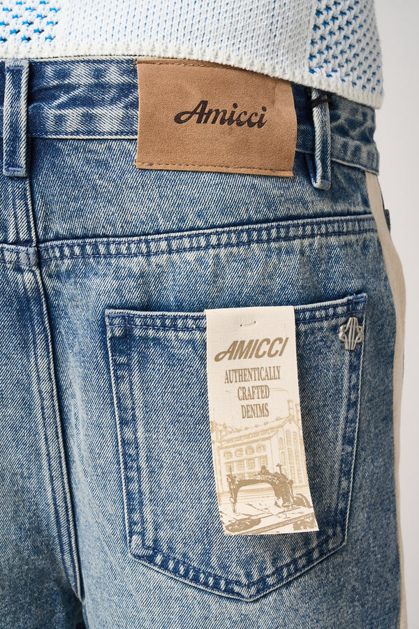 Maranello Mid Blue Denim Shorts