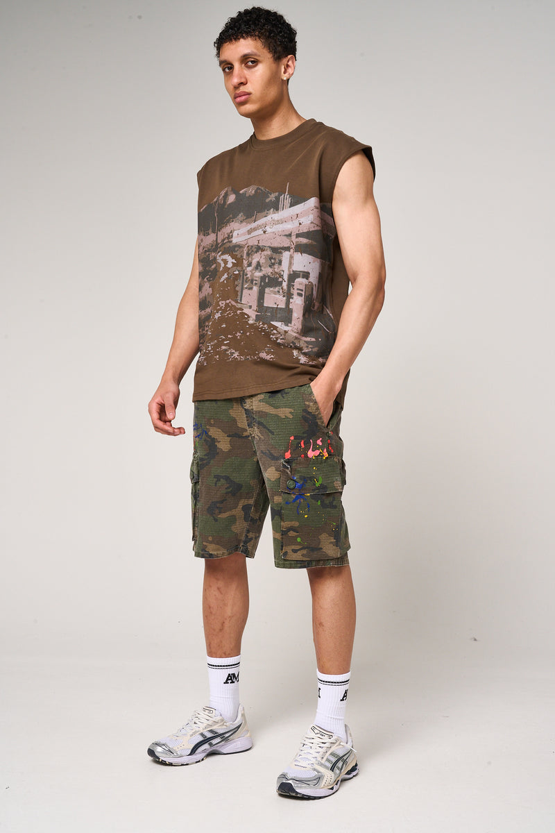 Junction Sleeveless Graphic T