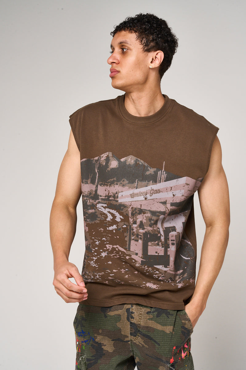 Junction Sleeveless Graphic T