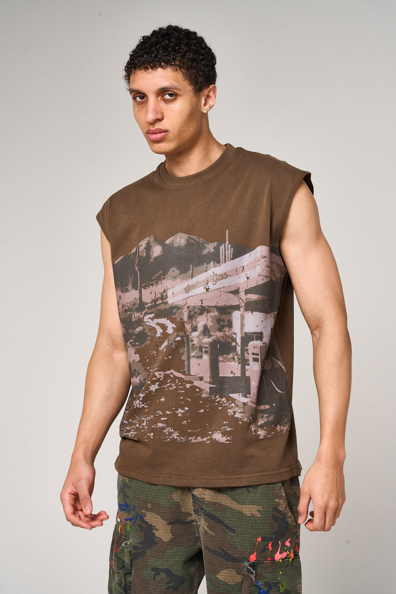 Junction Sleeveless Graphic T