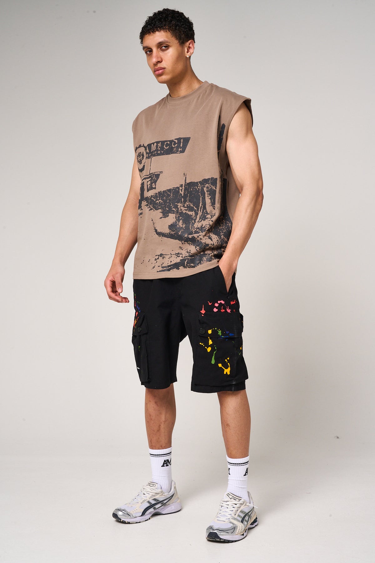 Route Sleeveless Graphic T