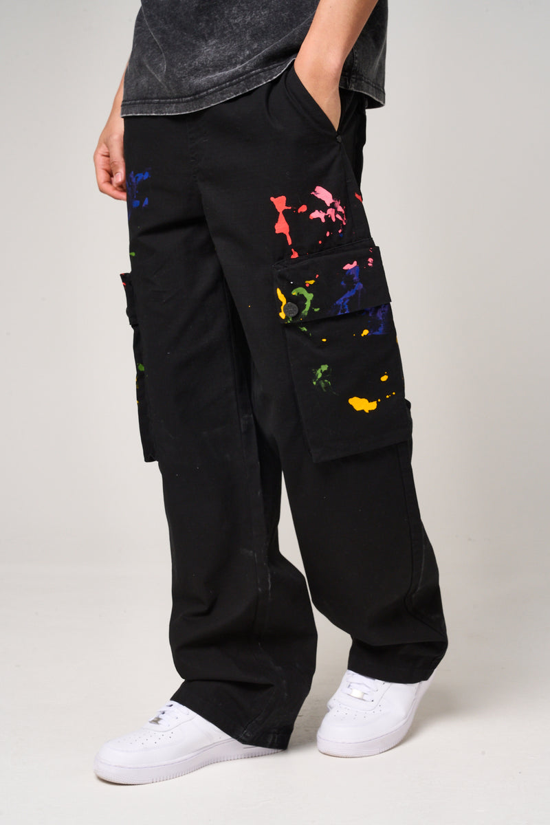 Colonel Cargo Pants Black