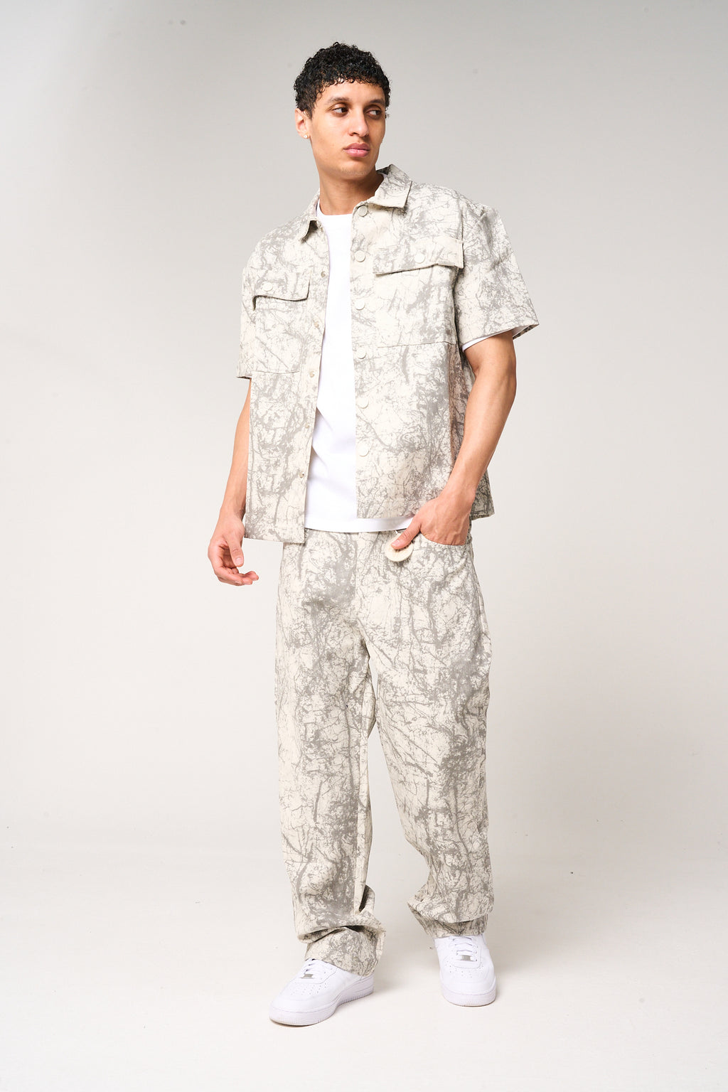 Orazio Beige Camo Pants