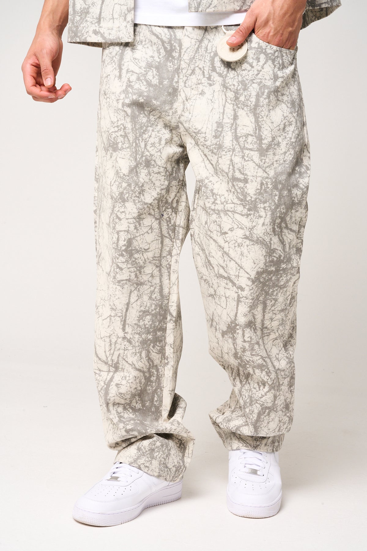 Orazio Beige Camo Pants