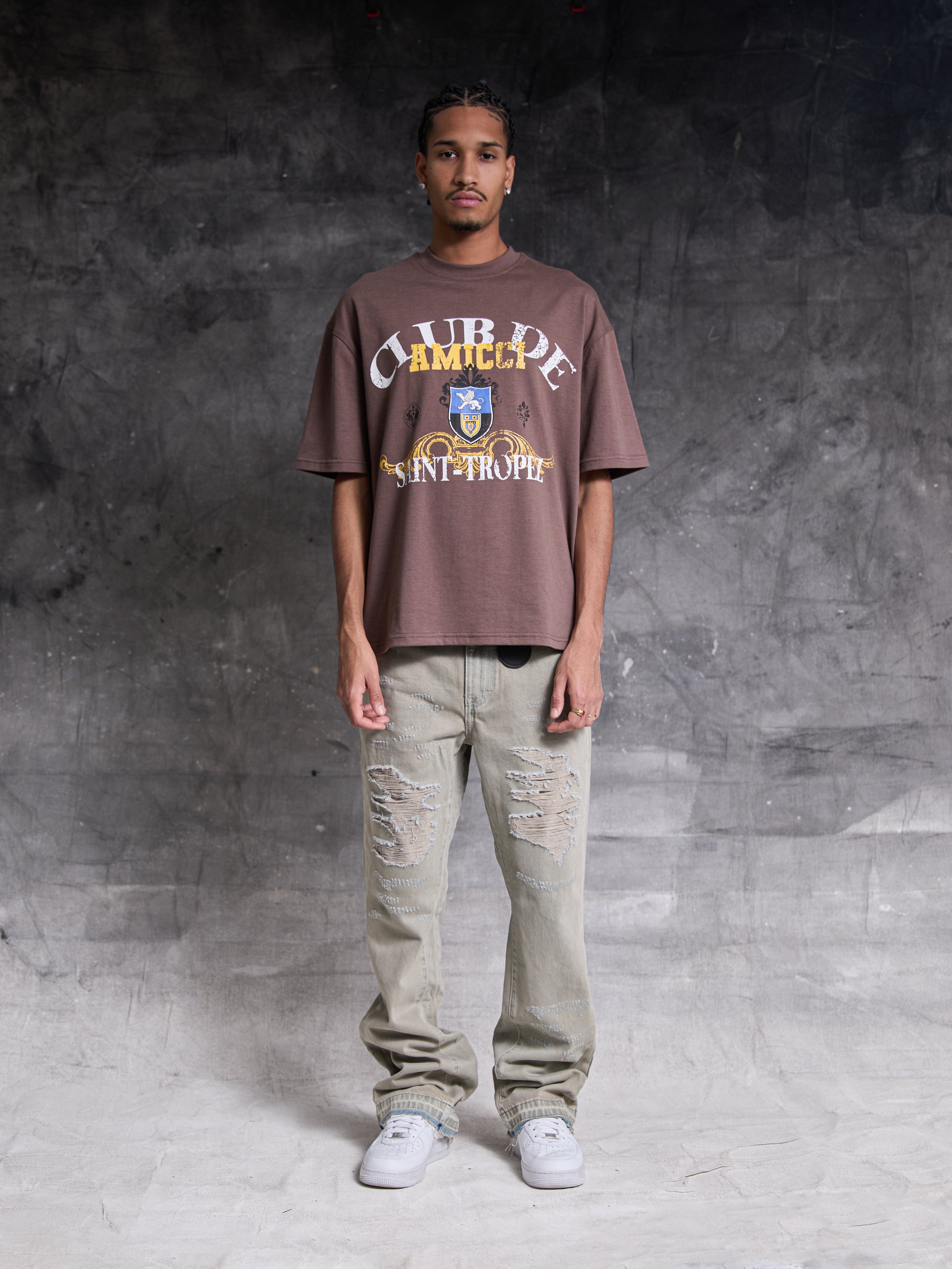 Topez Bruine T-Shirt