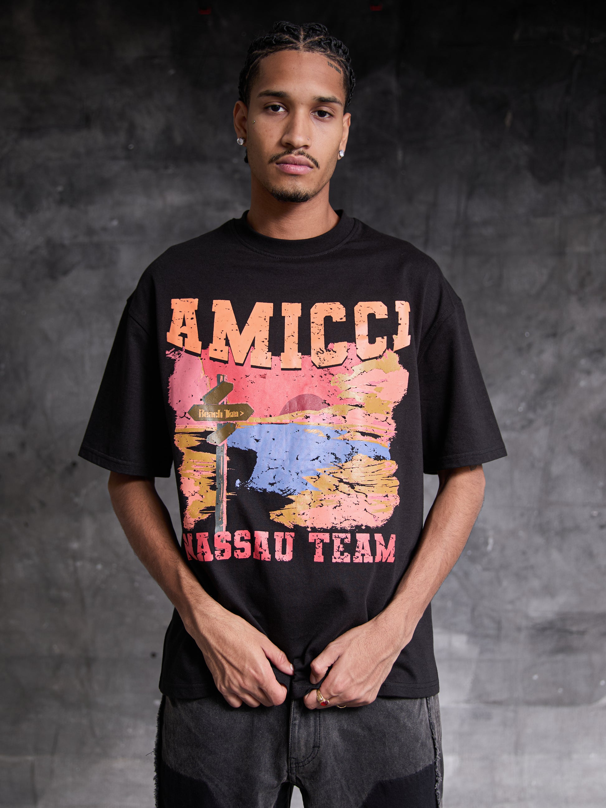 Nassau Zwarte T-Shirt