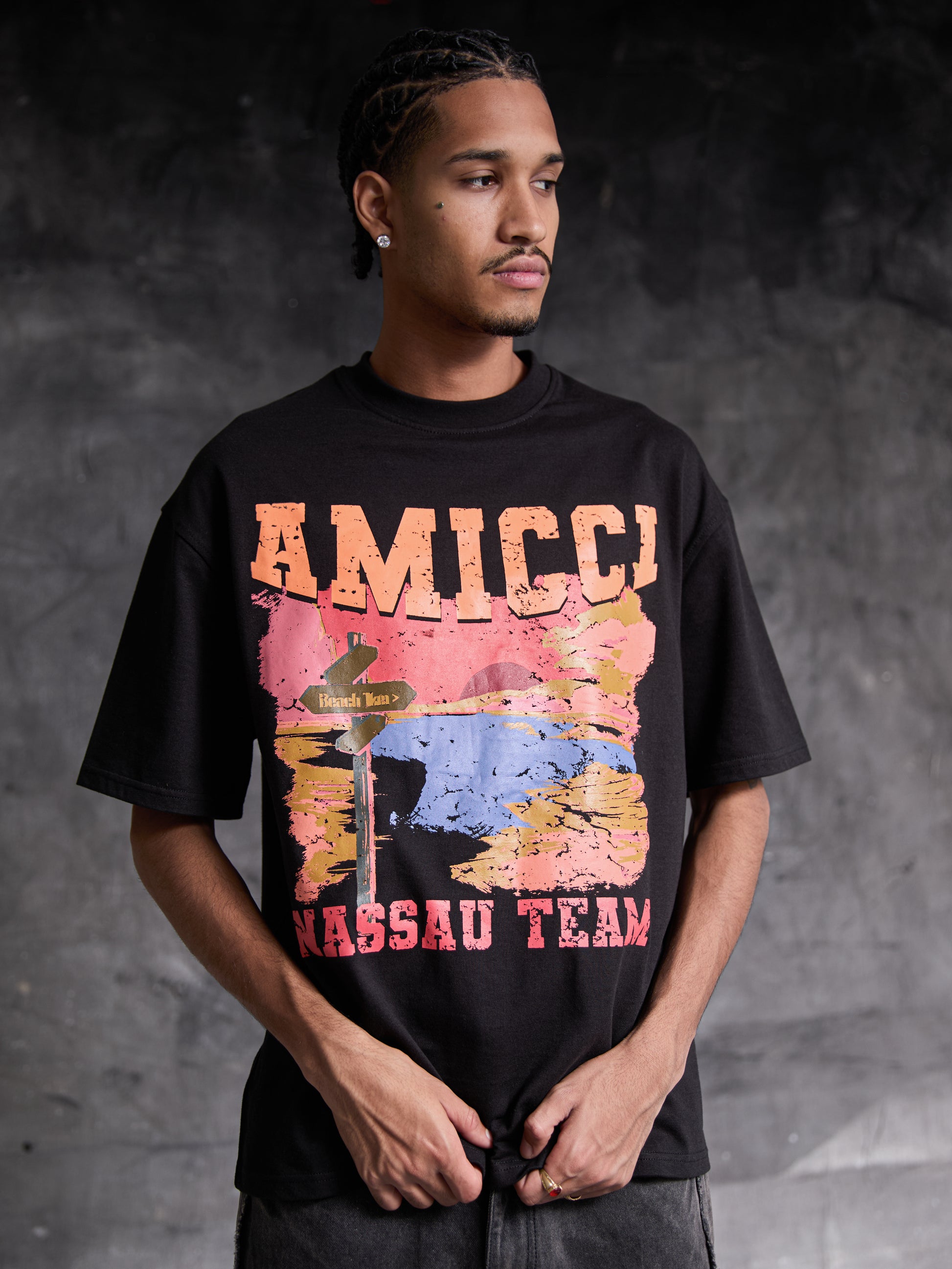 Nassau Zwarte T-Shirt