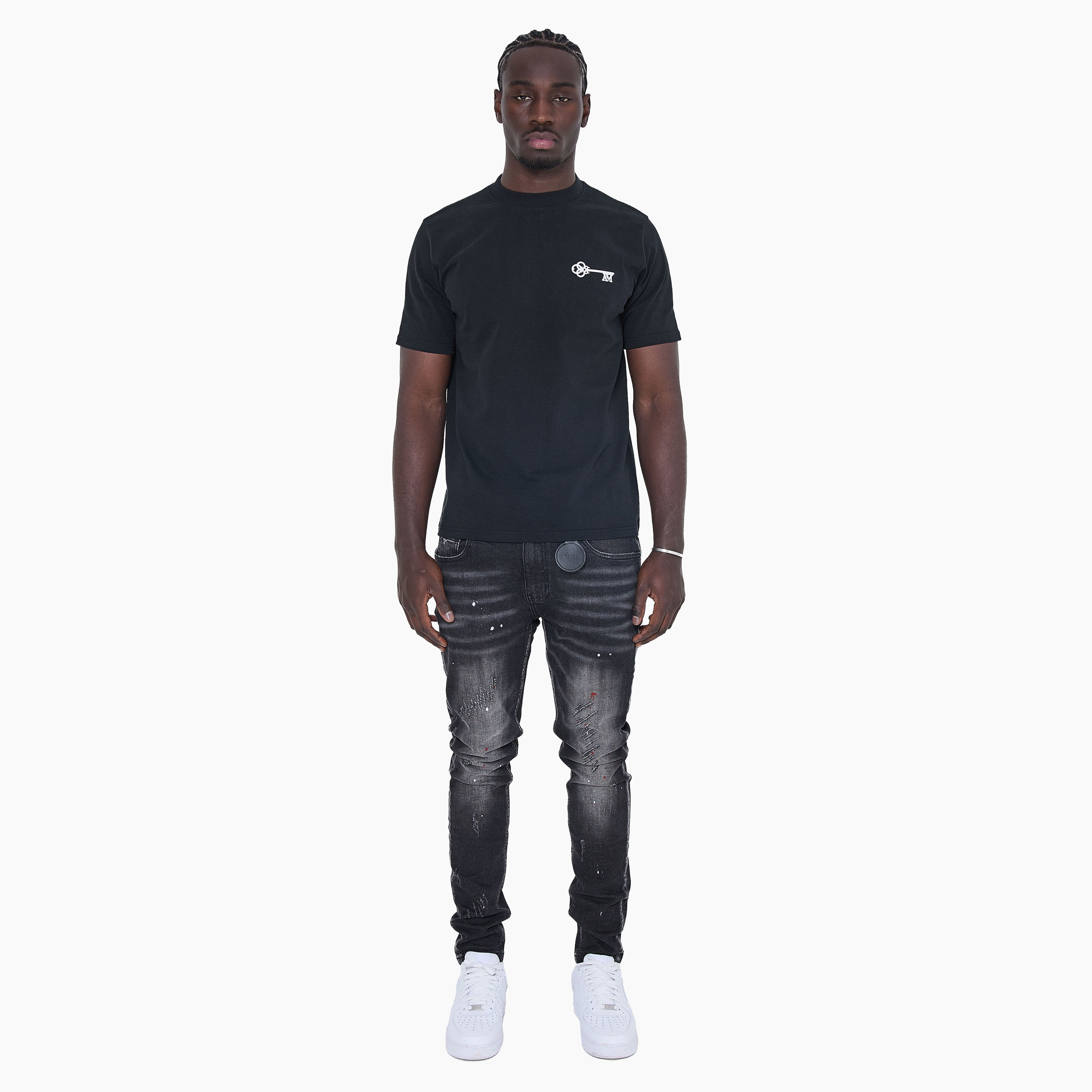 Fellini Skinny Fit Painter Jeans
