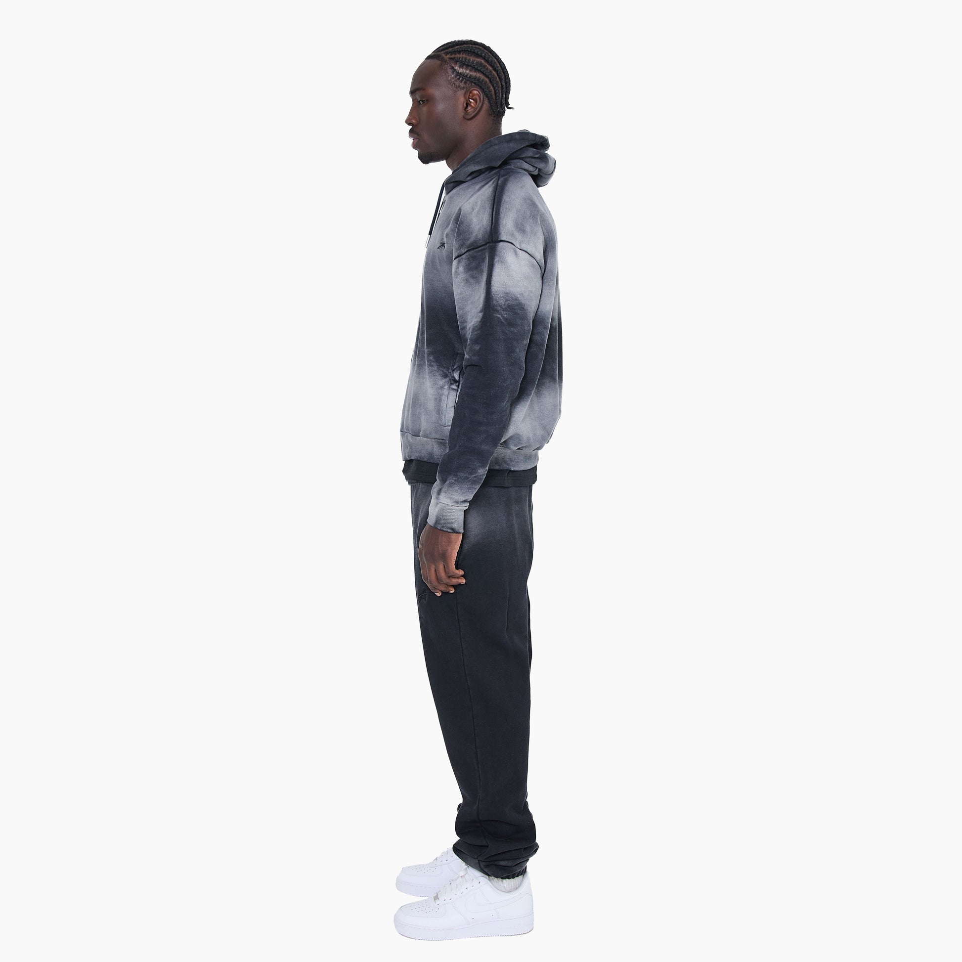 Levanto Zip Through Washed Hoodie