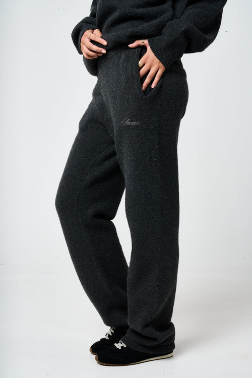 Dexter Charcoal Knitted Joggers