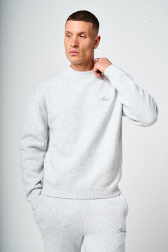 Dexter Grey Knitted Sweatshirt
