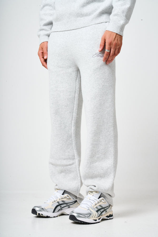 Dexter grijsgebreide joggingbroek