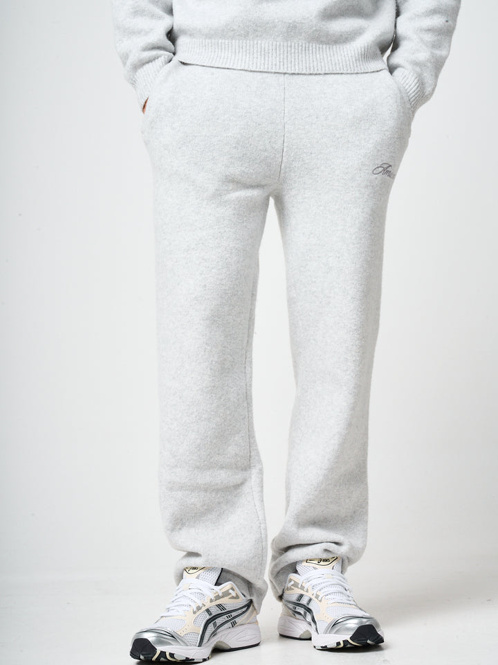 Dexter Grey Knitted Joggers