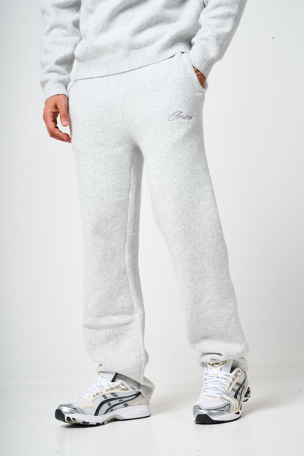 Dexter grijsgebreide joggingbroek