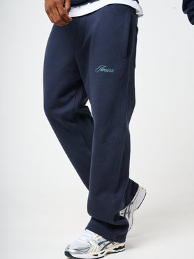 Doakes Navy Logo Embroidery Jogger