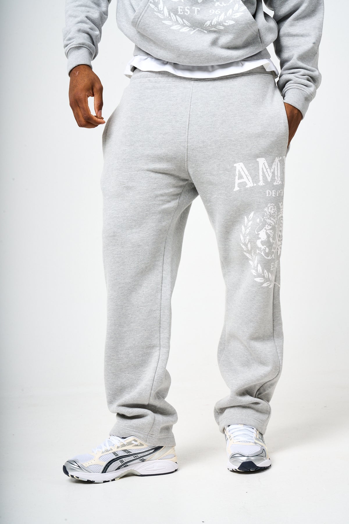 Napoli Grey Emblem Jogger
