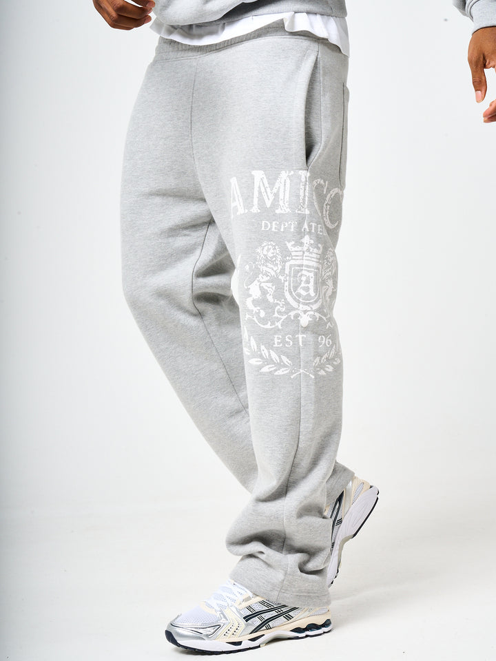 Napoli Grey Emblem Jogger