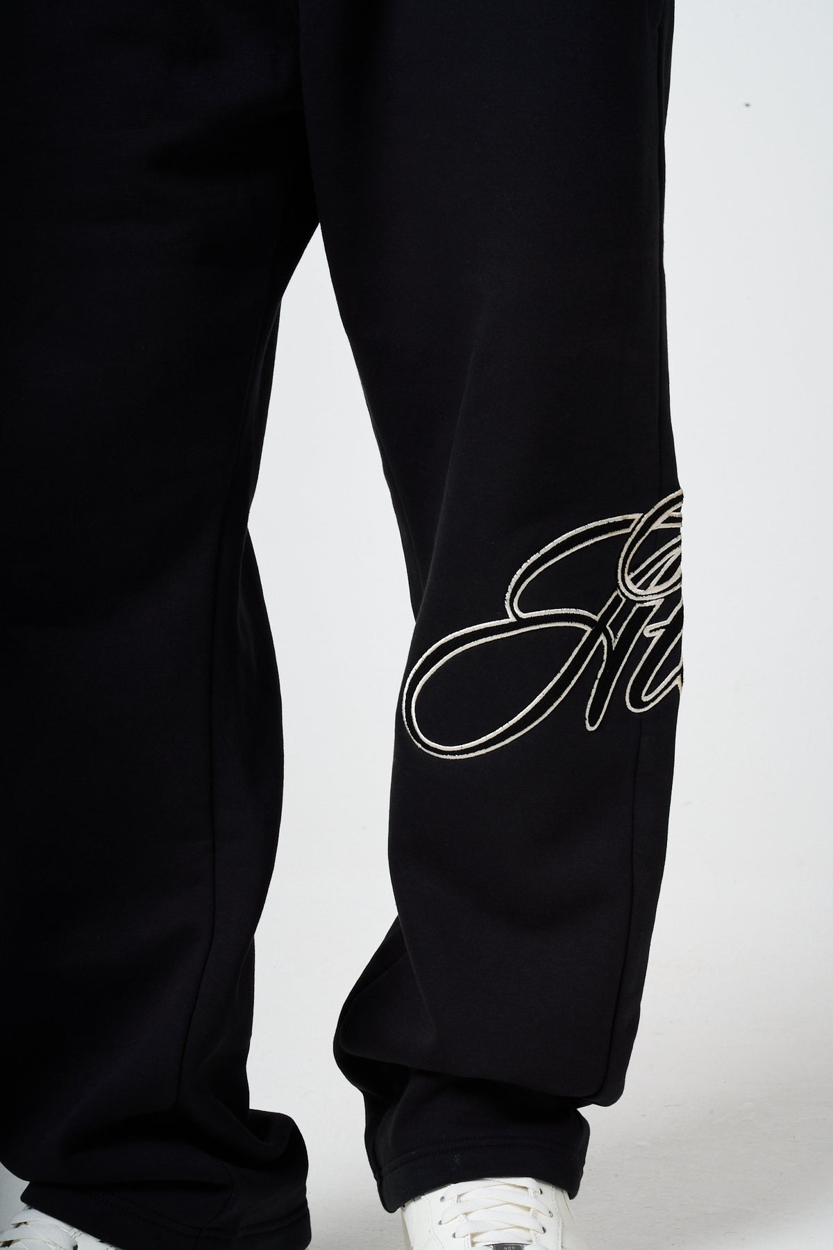 Torino Black Embroidery Jogger