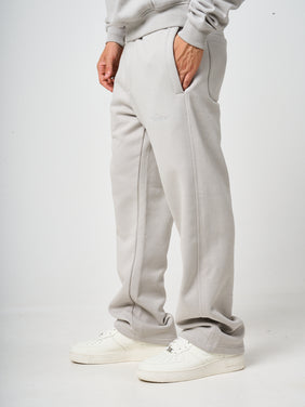 Doakes Light Grey Logo Embroidery Jogger