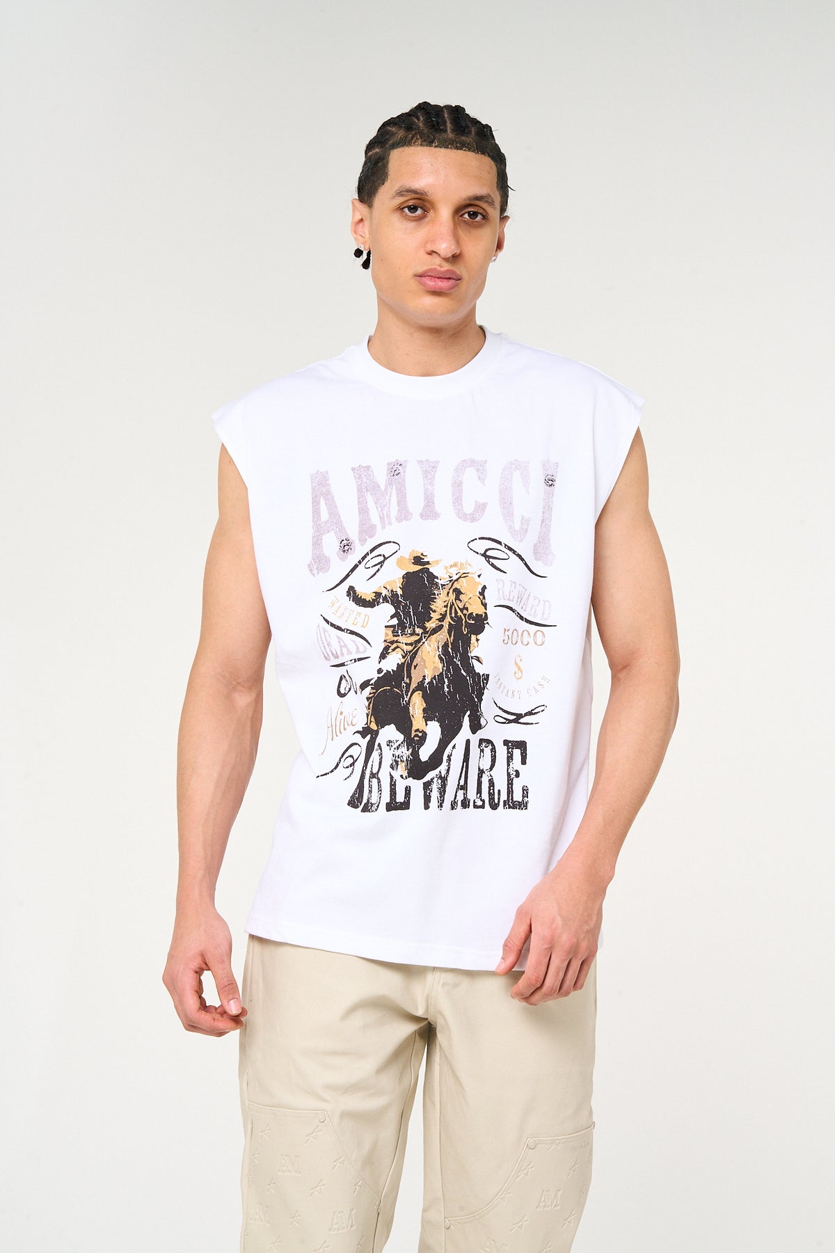 Outlaw Sleevless Graphic T