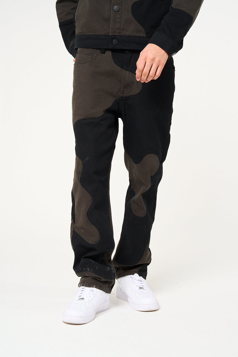 Palencia patchwork spijkerbroek