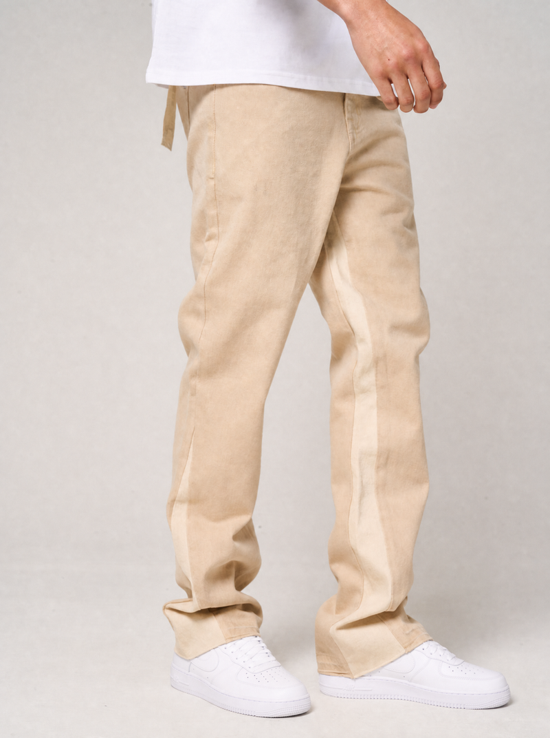 Maranello Beige Flare Denim