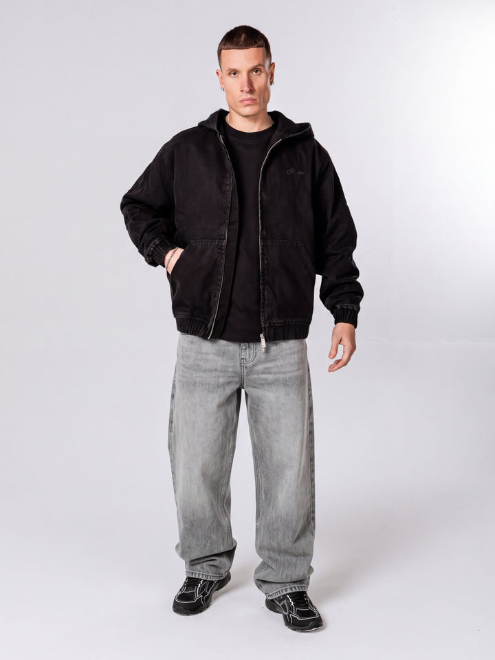 Calabria Grey Baggy Jean