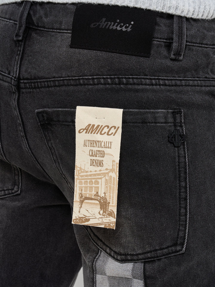 Givona Gewassen Zwarte Flare Jeans