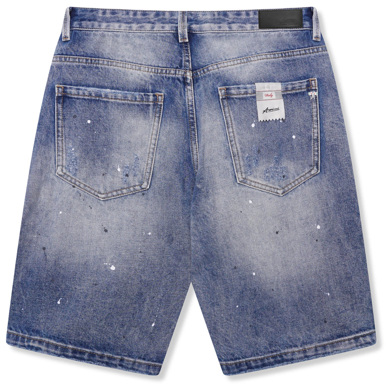 Sanko Mid Blauwe Shorts