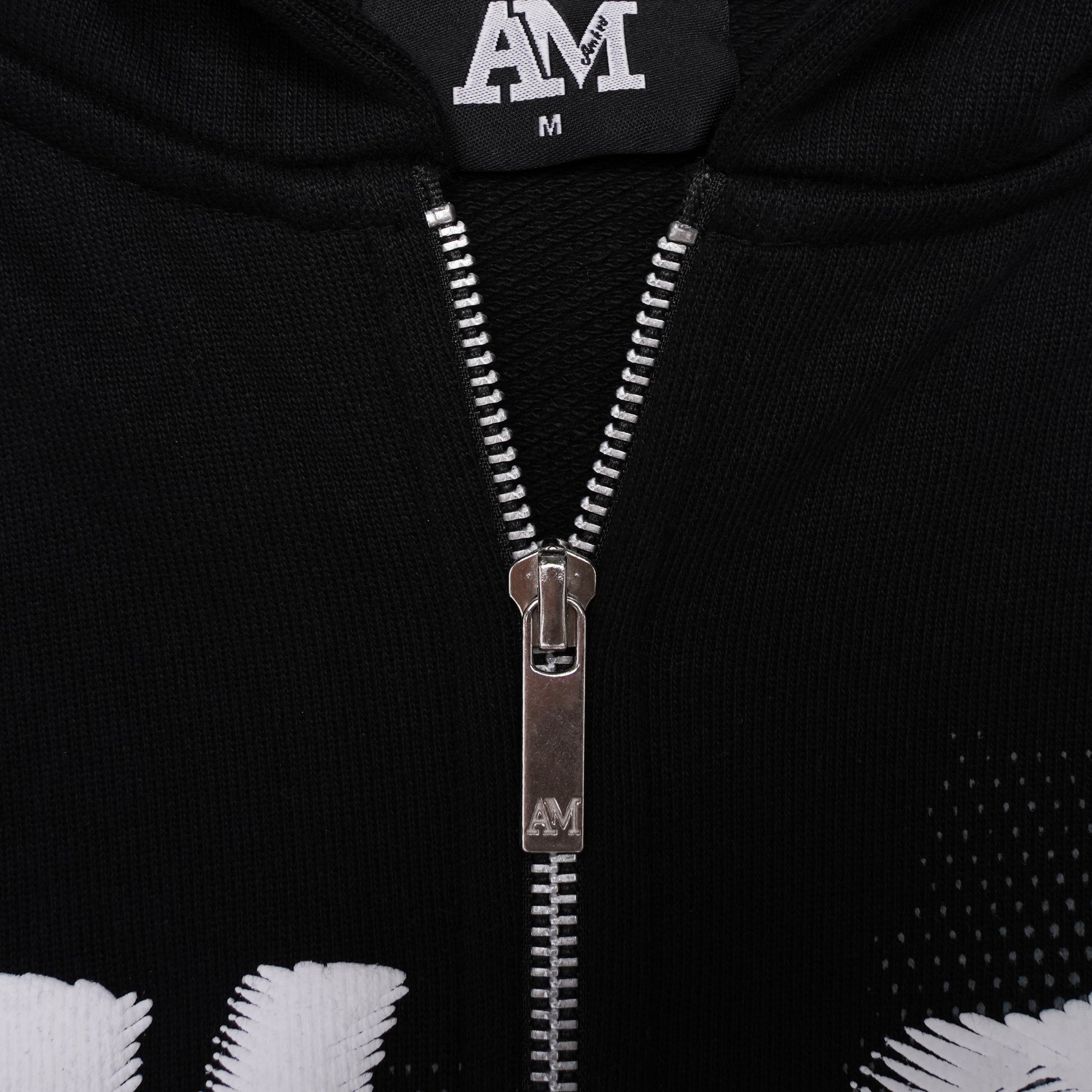 Sudadera con capucha gráfica Angeli negra
