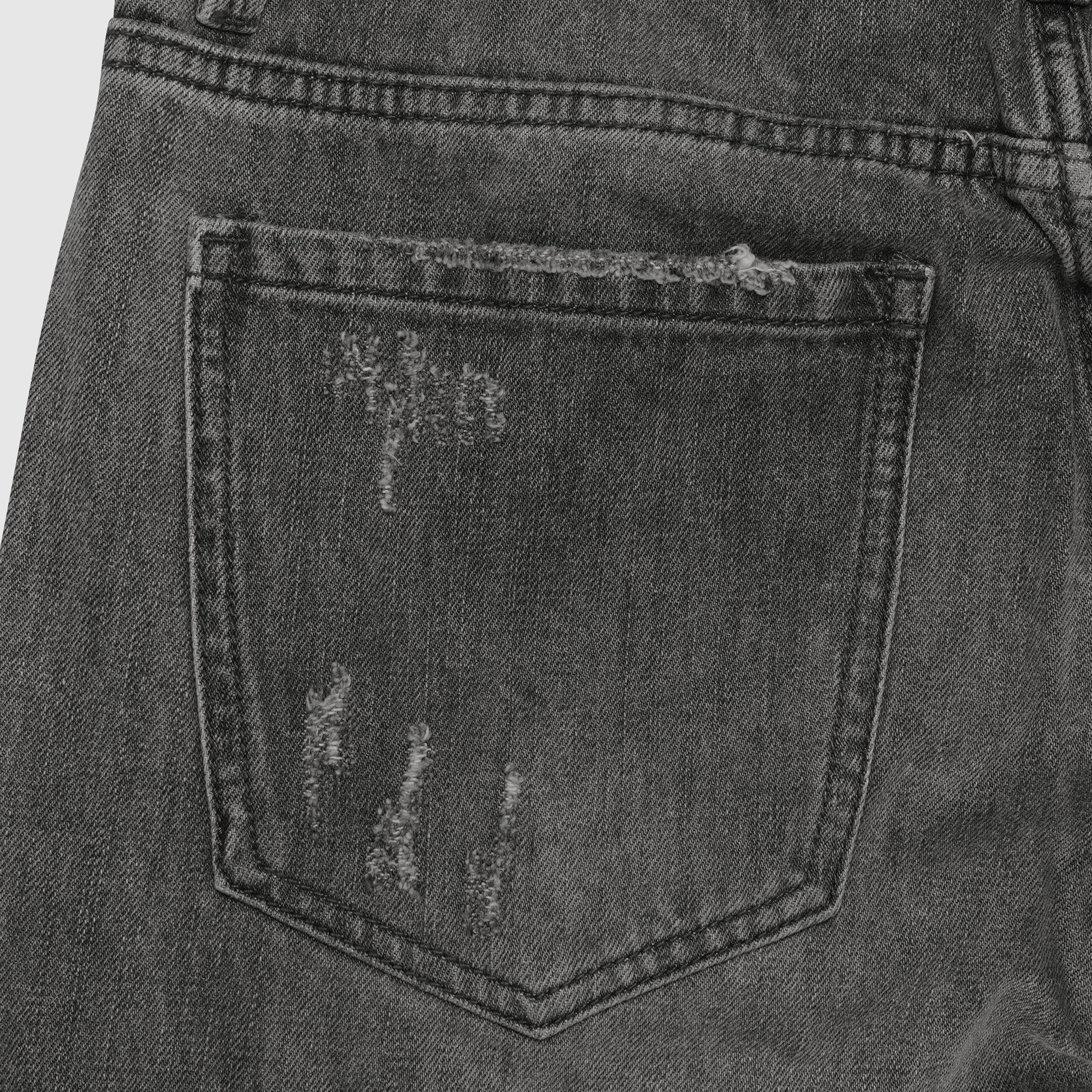 Sarrona Grijs Gewassen Denim Jeans