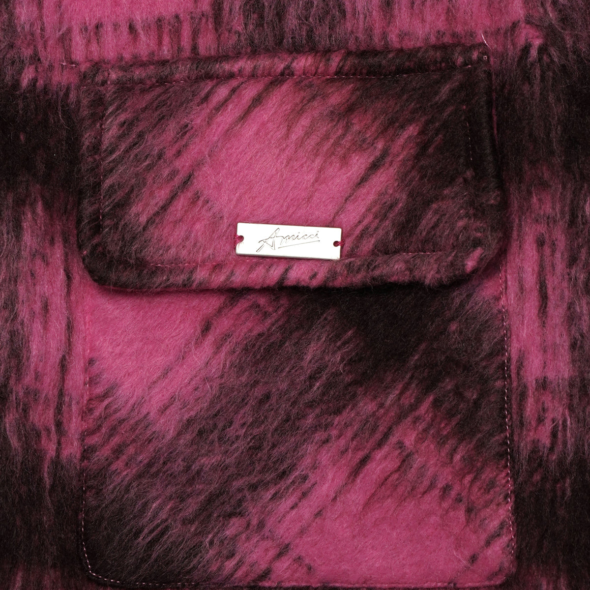 Camisa Rosa Mohair Gennaro