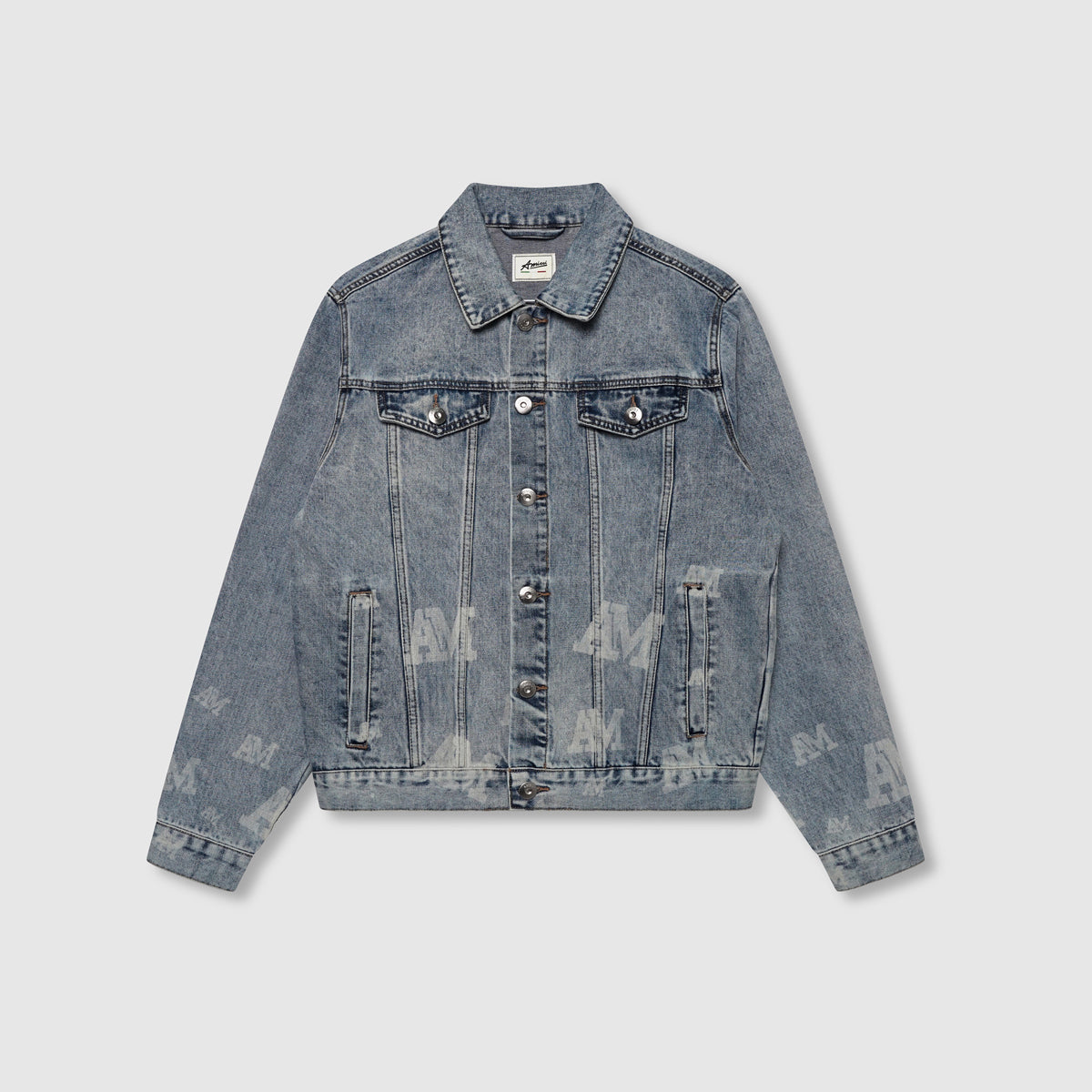 Maranzo Blauwe Denim Jas